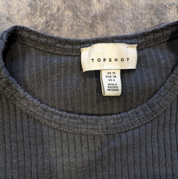 Topshop ribbed crop top - Picture 2 of 2